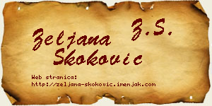Željana Skoković vizit kartica